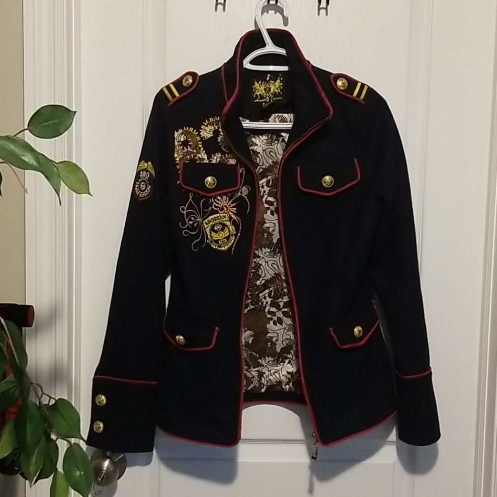 Wool military fashion jacket